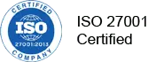 ISO 27001 Certified